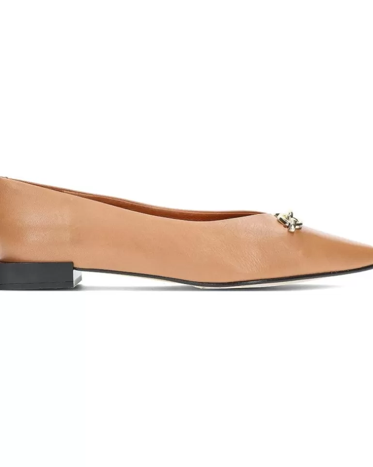 ANGEL ALARCON Bailarinas De Mujer Bailarinas Saiko Camel Discount