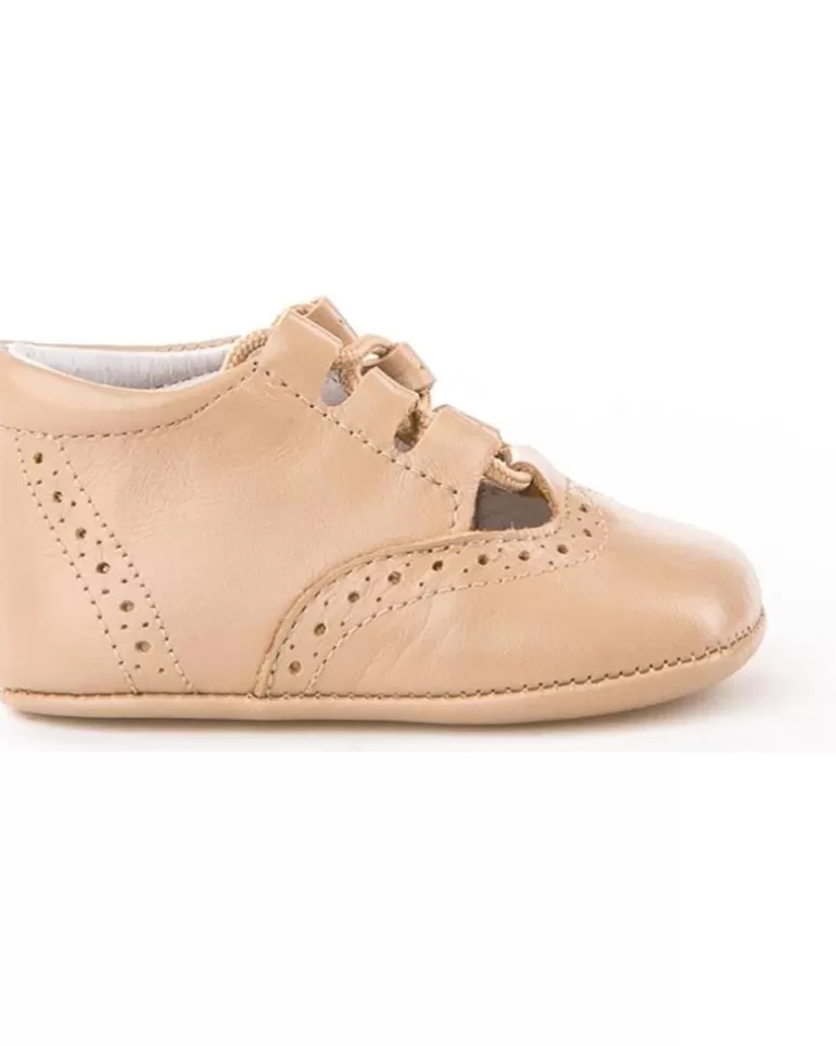ANGELITOS Bebé De Niña Y Niño Zapato Patuco Piel 256 Camel Sale