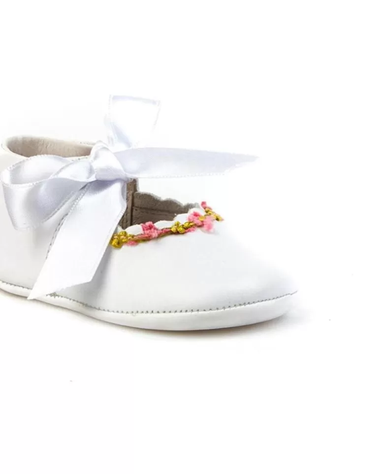 ANGELITOS Bebé De Niña Zapato Patuco Piel 253 Blanco Outlet