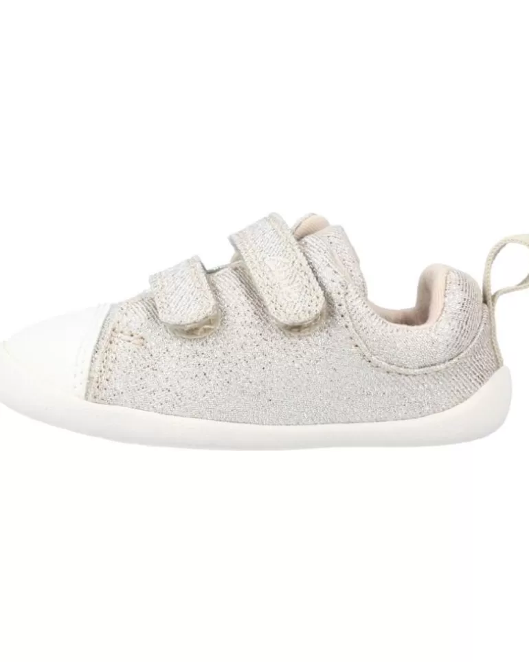 CLARKS Bebé De Niña Roamer Craft T Plata Flash Sale