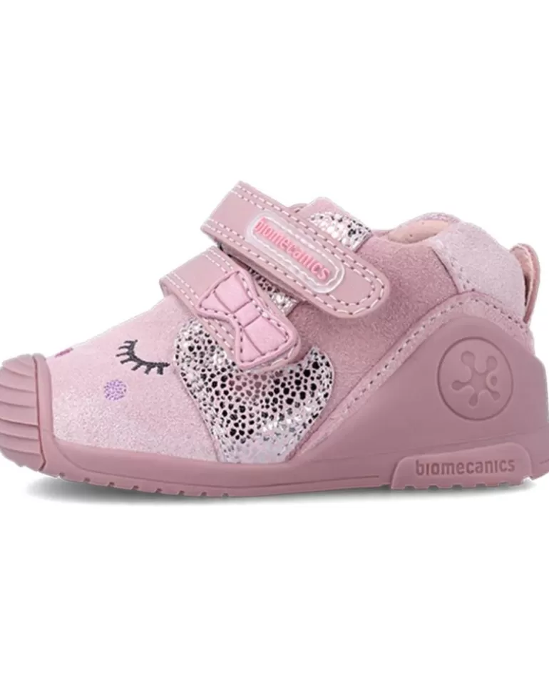 OTRAS MARCAS Bebé De Niña Botitas Con Doble Velcro Primeros Pasos Kiss Serraje Laminad Best