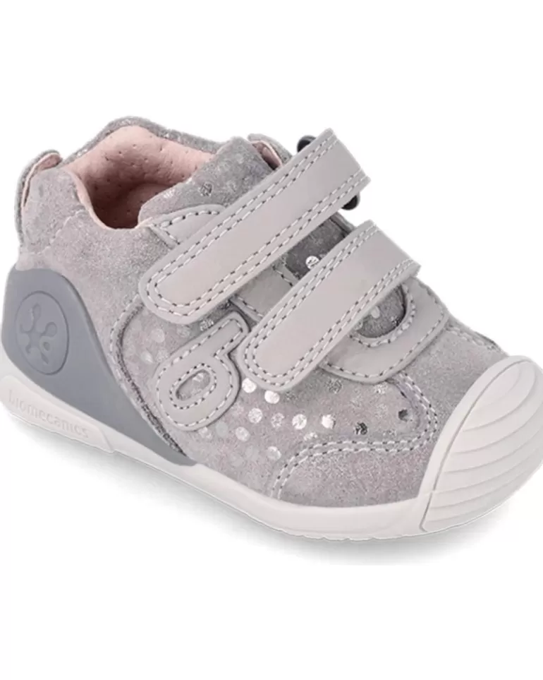 OTRAS MARCAS Bebé De Niña Deportivo Con Doble Velcro Primeros Pasos Grigio Sauvage Discount