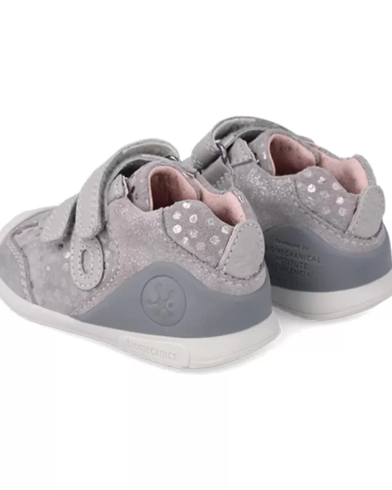 OTRAS MARCAS Bebé De Niña Deportivo Con Doble Velcro Primeros Pasos Grigio Sauvage Discount