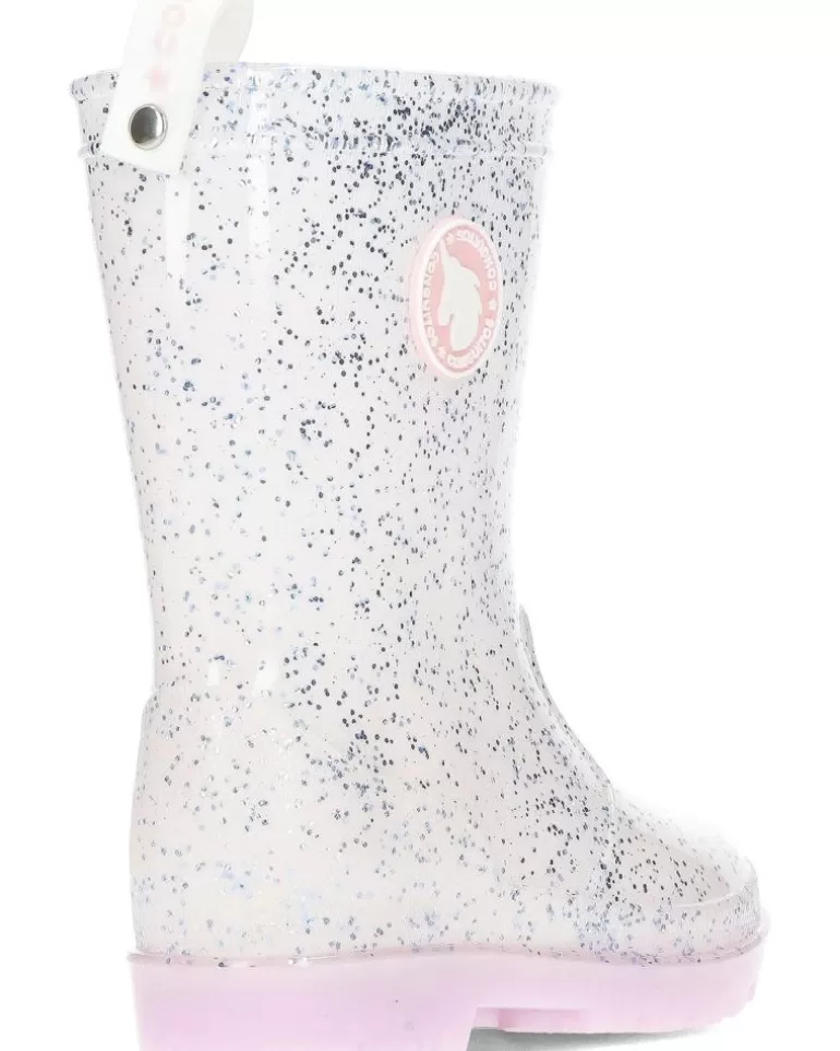CONGUITOS Botas De Agua De Niña Botas De Agua Con Luz Glitter 110011 Pinkglitter Flash Sale
