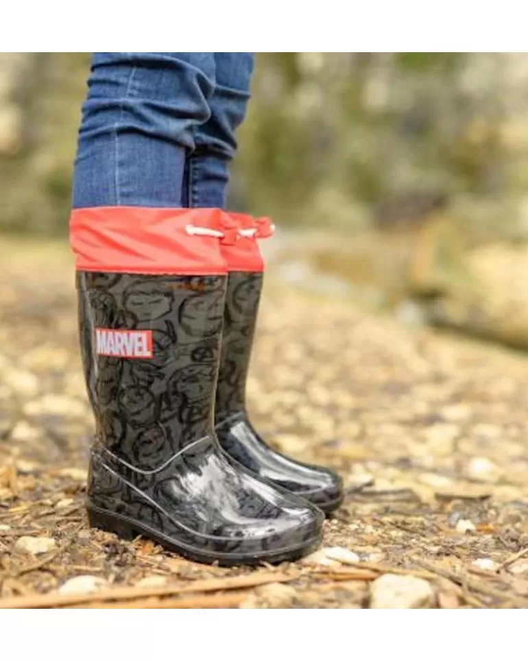 OTRAS MARCAS Botas De Agua De Niño Bota De Agua Avengers Negro Best