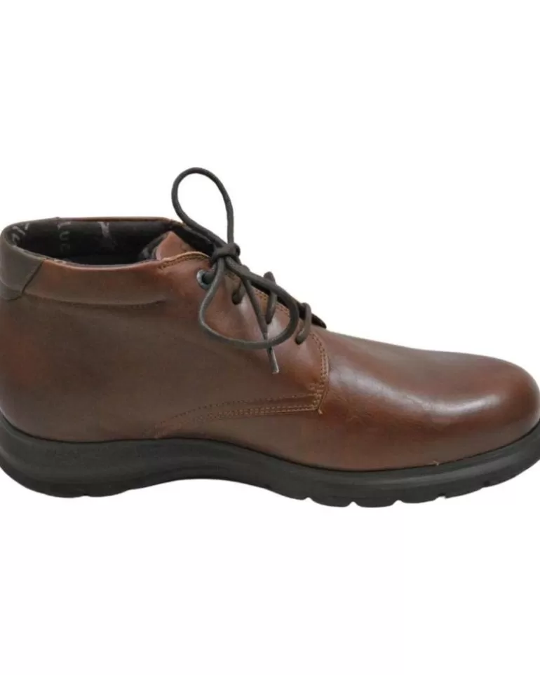 FLUCHOS Botas De Hombre Zeta F0605 Bota Cordones De Piel Para Hombre Planti Bristol Nuez New