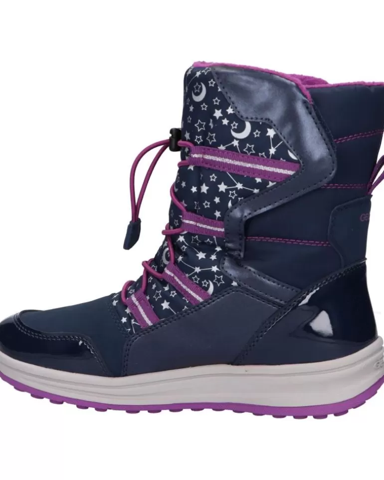 GEOX Botas De Mujer Y Niña J042Ua 050Fu J Roby Girl B Wpf Cf48B Navy-Cyclamen Online