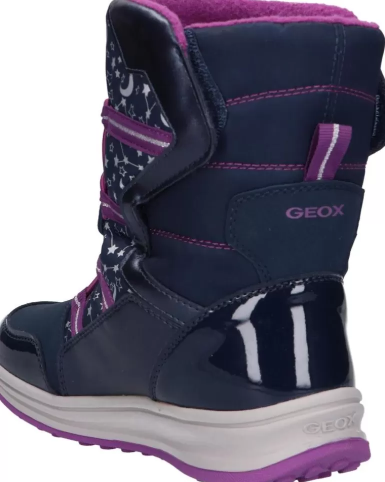 GEOX Botas De Mujer Y Niña J042Ua 050Fu J Roby Girl B Wpf Cf48B Navy-Cyclamen Outlet