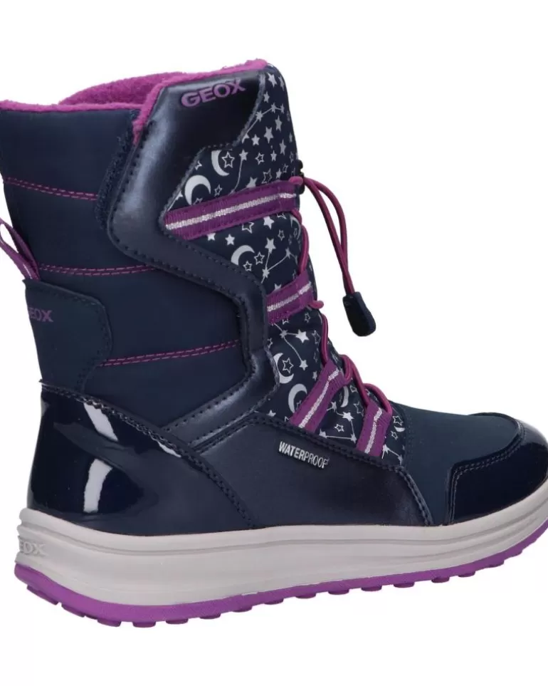 GEOX Botas De Mujer Y Niña J042Ua 050Fu J Roby Girl B Wpf Cf48B Navy-Cyclamen Online