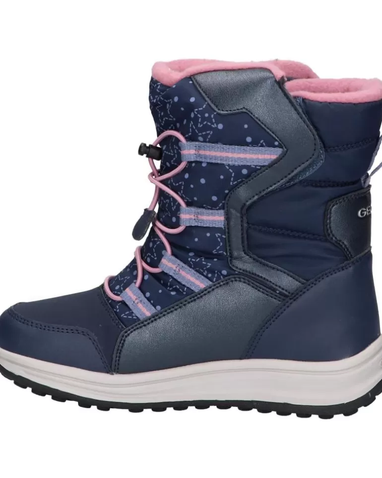 GEOX Botas De Mujer Y Niña J26Fua 054Fu J Roby Girl B Abx C4251 Navy-Rose Store