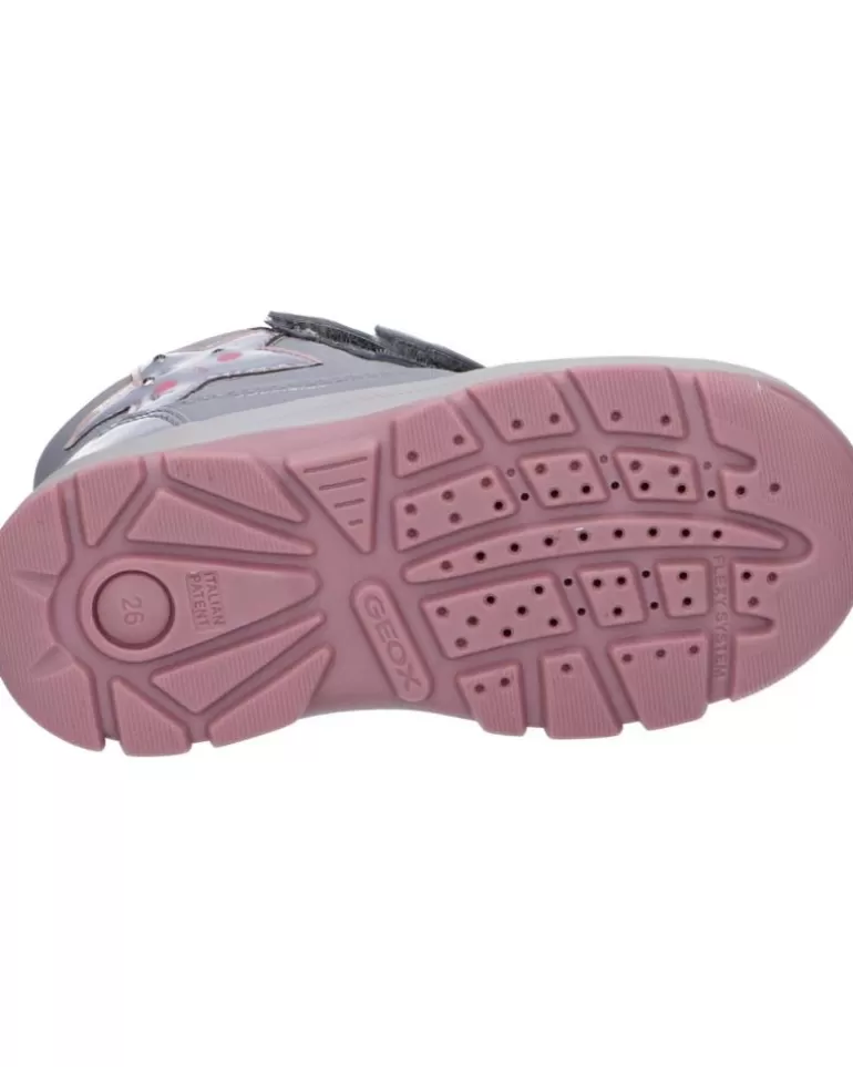 GEOX Botas De Niña B163Wa 050Fu B Flanfil Girl B Abx C0502 Grey-Pink Fashion