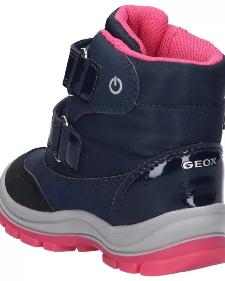 GEOX Botas De Niña B163Wa 050Fu B Flanfil Girl B Abx C4268 Navy-Fuchsia New