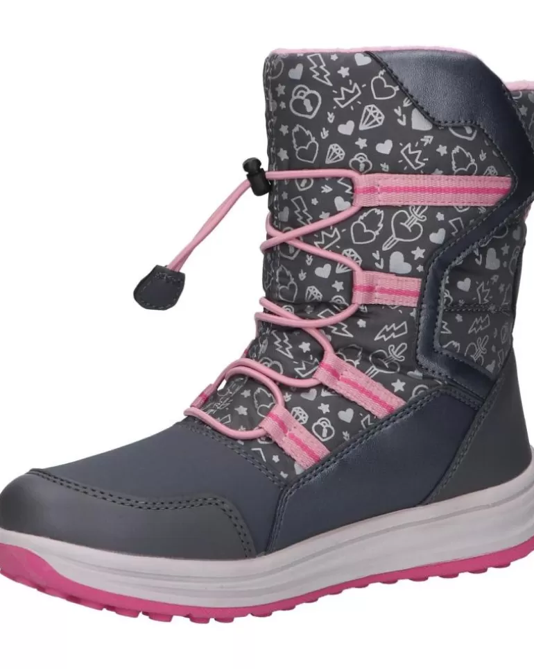 GEOX Botas De Niña J042Ua 0Bcmn J Roby Girl B Wpf C0952 Dk Grey-Pink Best