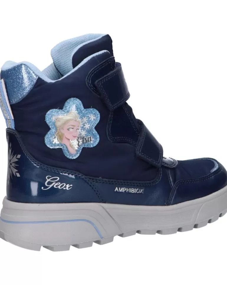 GEOX Botas De Niña J048Aa 0Funf J Sveggen Girl B Abx C4231 Navy-Sky New