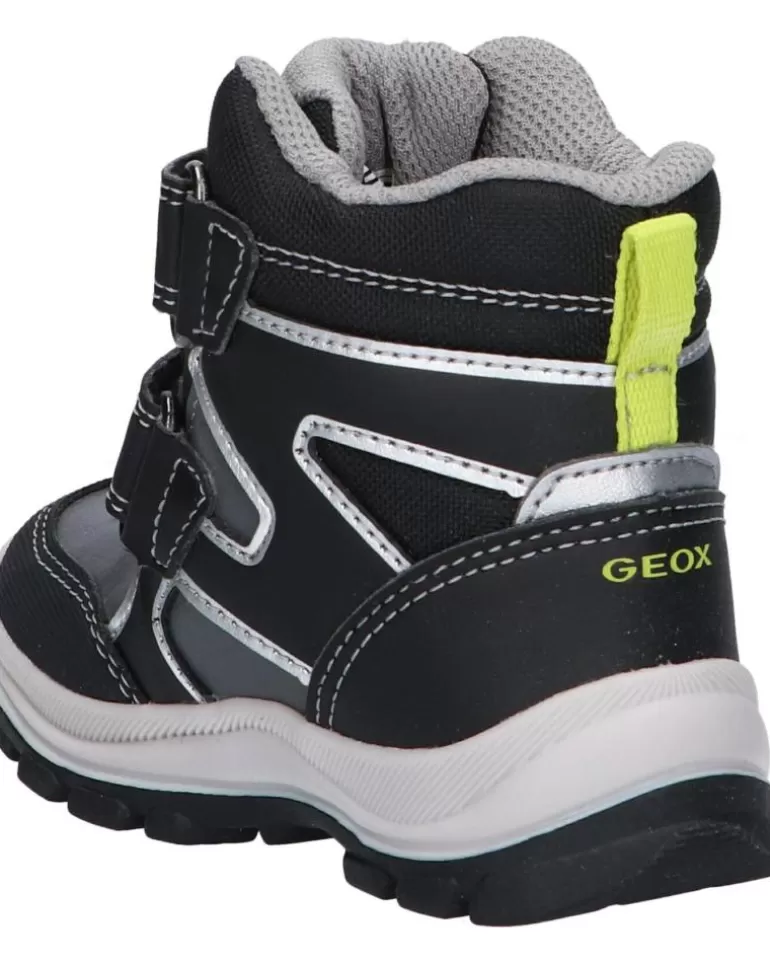 GEOX Botas De Niña Y Niño B263Vd 0Fu54 B Flanfil Boy B Abx C0017 Black-Grey Fashion