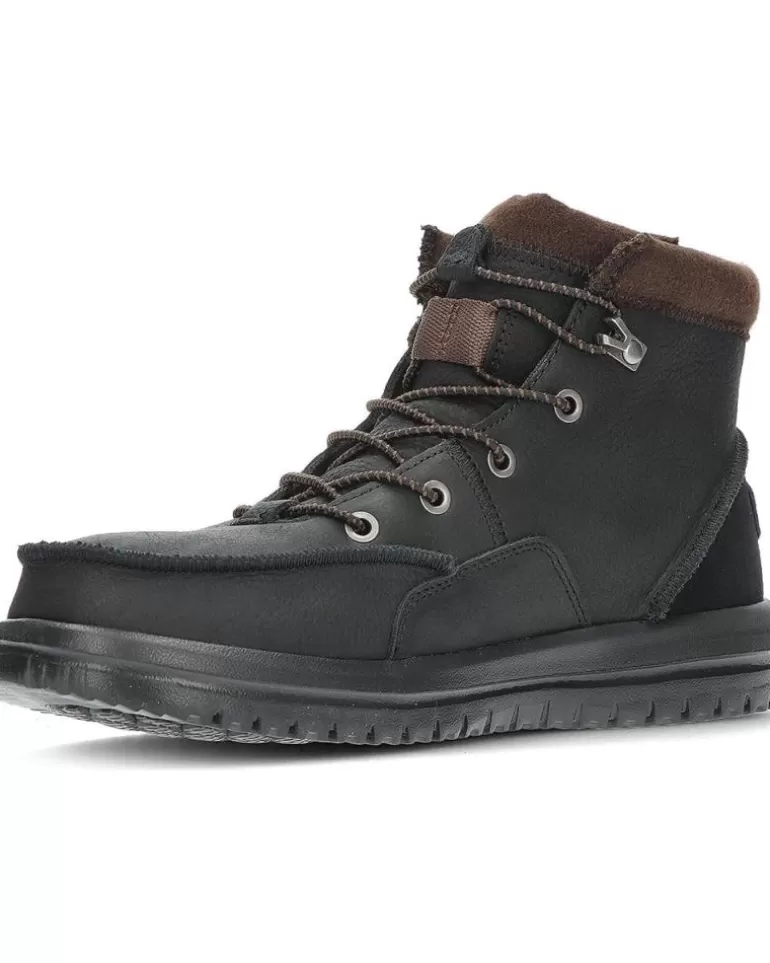HEY DUDE Botas De Hombre Botas Dude Bradley Boot Leather 40189 Black Cheap