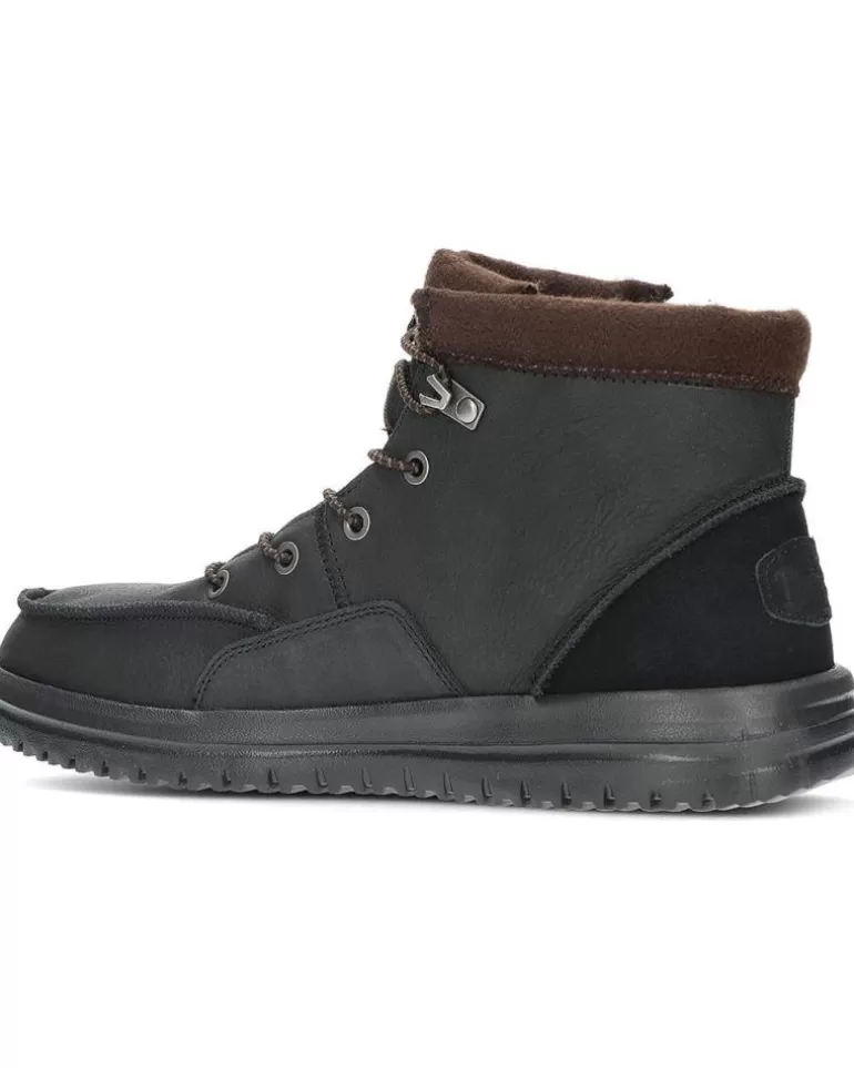 HEY DUDE Botas De Hombre Botas Dude Bradley Boot Leather 40189 Black Cheap