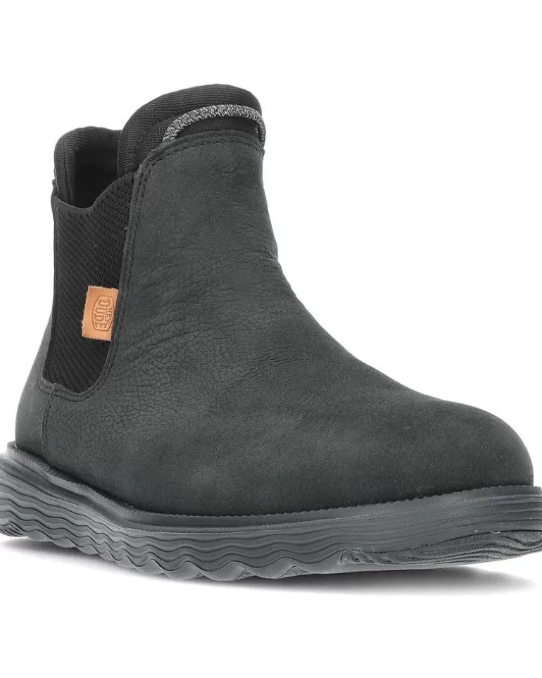 HEY DUDE Botas De Hombre Botines Dude Branson Boot 40187 Black Cheap