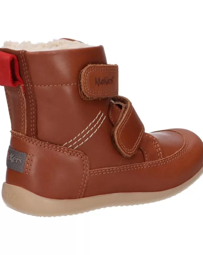 KICKERS Botas De Niña Y Niño 909770-10 Bamakratch 114 Camel New
