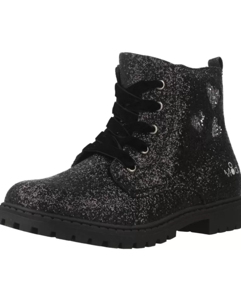 MOD8 Botas De Niña Synthe Glitter Negro Best Sale