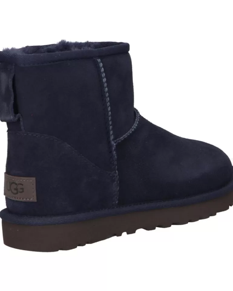 UGG Botas De Mujer 1016222 Classic Mini Ii Eve Blue New