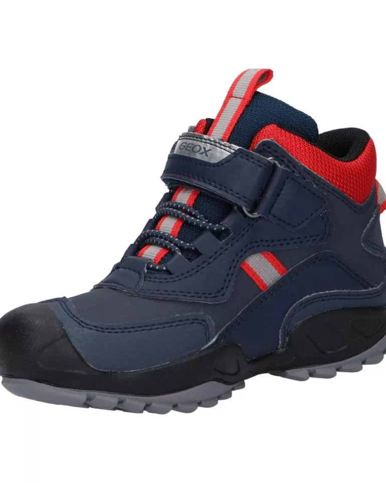 GEOX Botines De Mujer Y Niño J261Wb 0Cebu J New Savage C0735 Navy-Red New