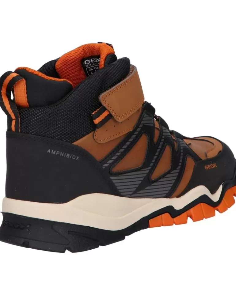 GEOX Botines De Mujer Y Niño J26Hbc 0Mefu J Montrack Boy B Abx C0275 Lt Brown-Black Cheap