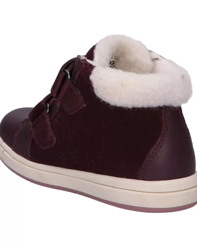GEOX Botines De Niña B264Za 02243 B Trottola Girl Wpf C7357 Dk Burgundy Best Sale