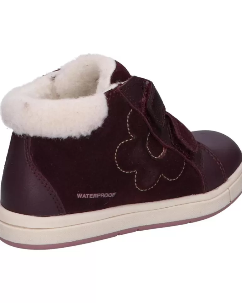GEOX Botines De Niña B264Za 02243 B Trottola Girl Wpf C7357 Dk Burgundy Best Sale