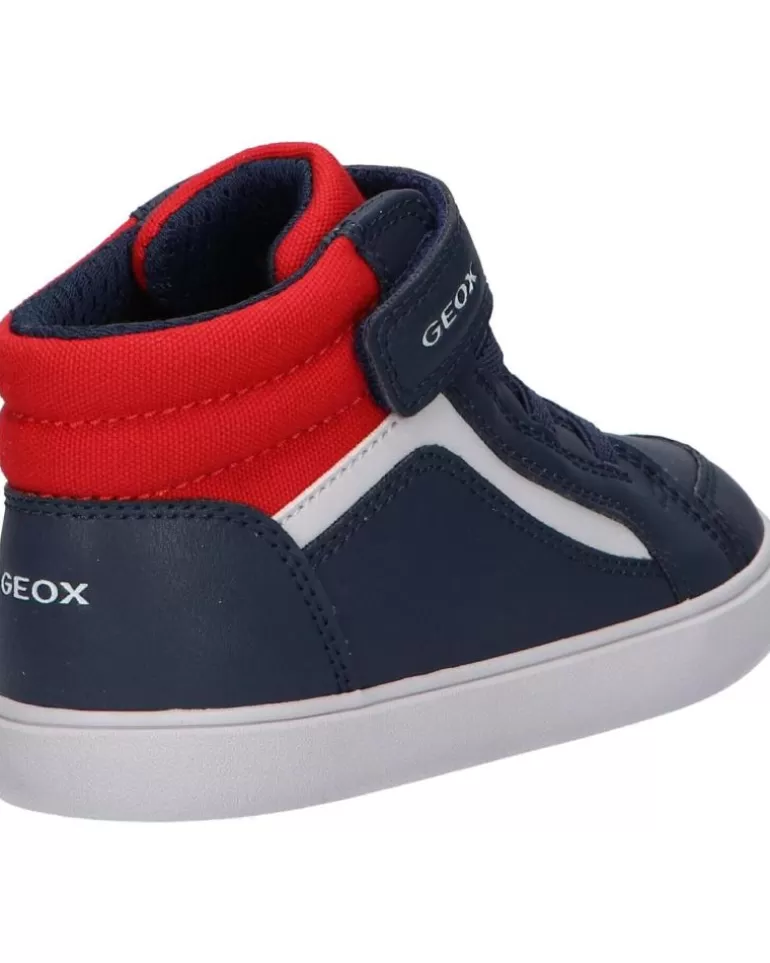 GEOX Botines De Niño B361Nd 05410 B Gisli C0735 Navy-Red Shop