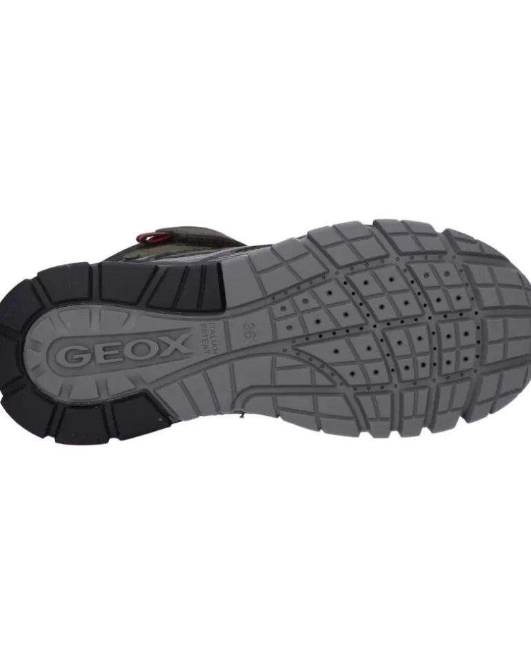 GEOX Botines De Niño J26Hbc 0Mefu J Montrack Boy B Abx C0498 Military-Black Cheap
