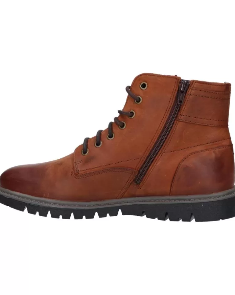 GEOX Botines De Hombre U16Dgf 00046 U Ghiacciaio C6001 Cognac Fashion