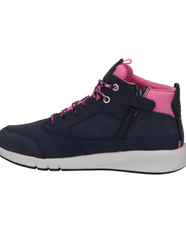 GEOX Botines De Mujer Y Niña J16Fla 0Cl11 J Aeranter Girl B Ab C4268 Navy-Fuchsia Outlet