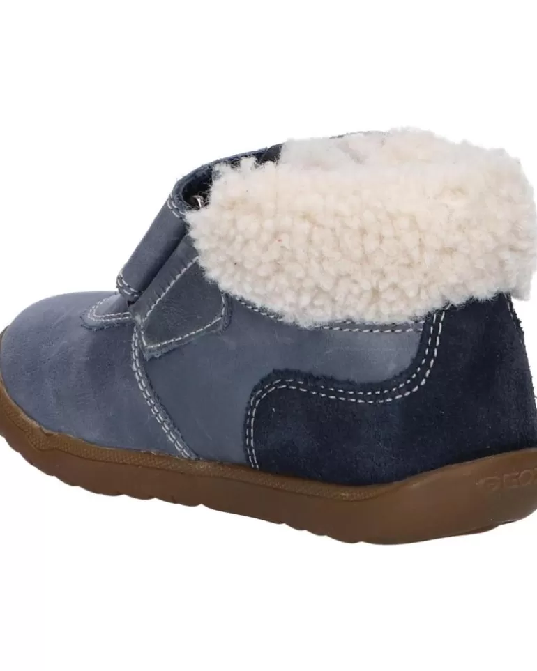 GEOX Botines De Niña Y Niño B264Nb 0Cl22 B Macchia C4002 Navy Best Sale