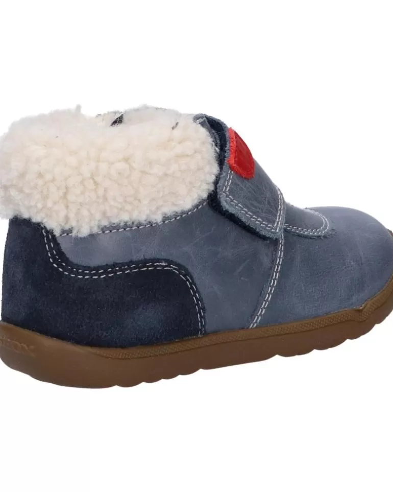 GEOX Botines De Niña Y Niño B264Nb 0Cl22 B Macchia C4002 Navy Best Sale
