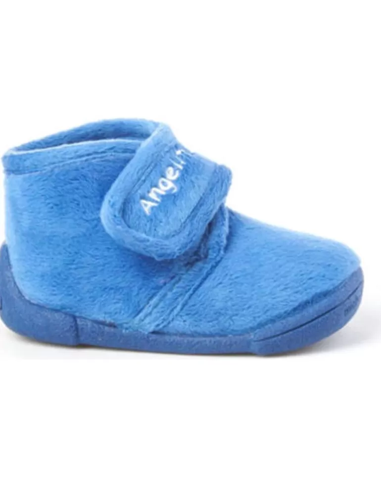 ANGELITOS Calzado De Casa De Niña Pantufla Infantil 130 Azul New