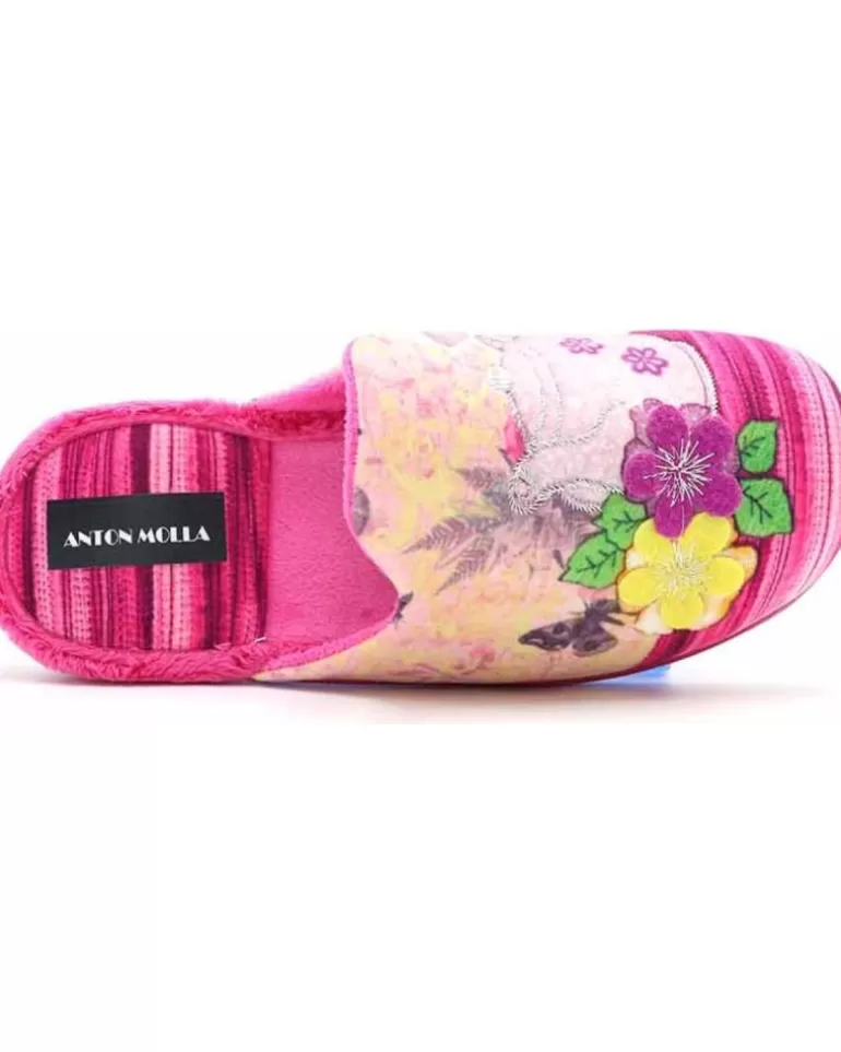 ANTON MOLLA Calzado De Casa De Mujer Y Niña Chinela 2163 Fuxia Best