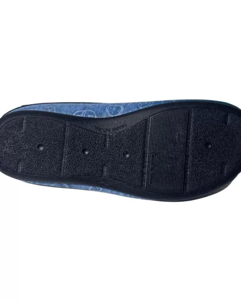 CABRERA Calzado De Casa De Hombre Pantufla No Soy Nadie Azul Cheap