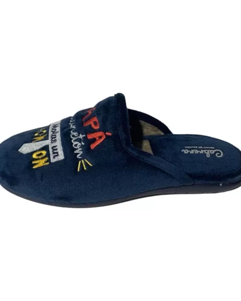 CABRERA Calzado De Casa De Hombre Pantufla Pap Guapetn Azul Hot