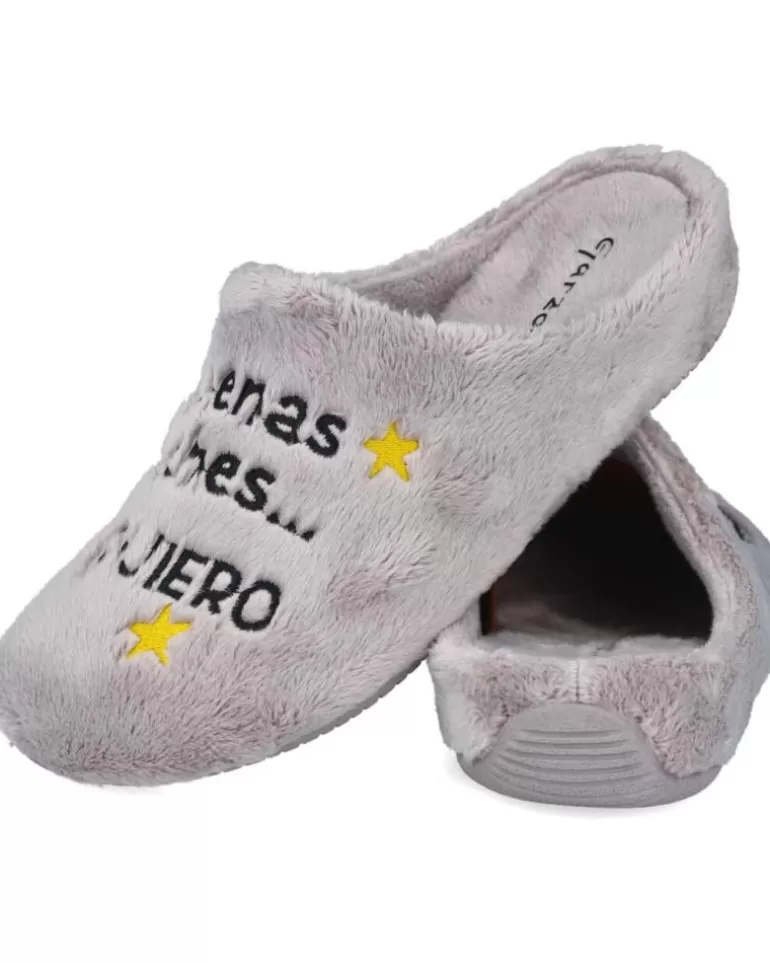 GARZON Calzado De Casa De Mujer 15336-275 Zapatillas De Casa Muj Gris Flash Sale