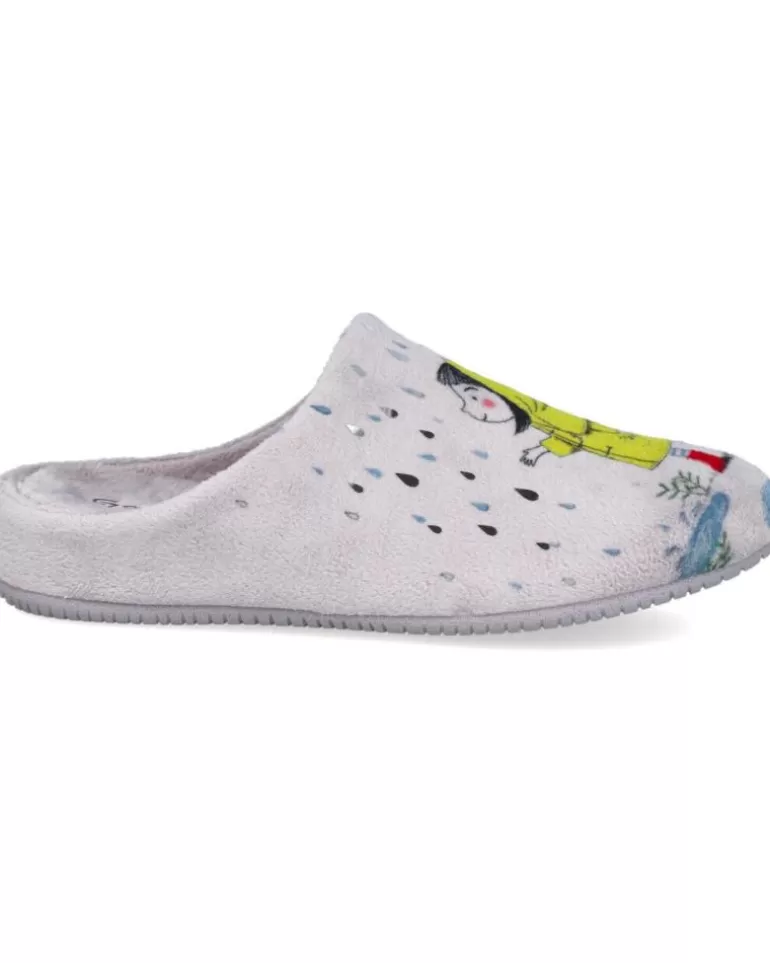 GARZON Calzado De Casa De Mujer 15342-247 Zapatillas De Casa Muj Gris Cheap