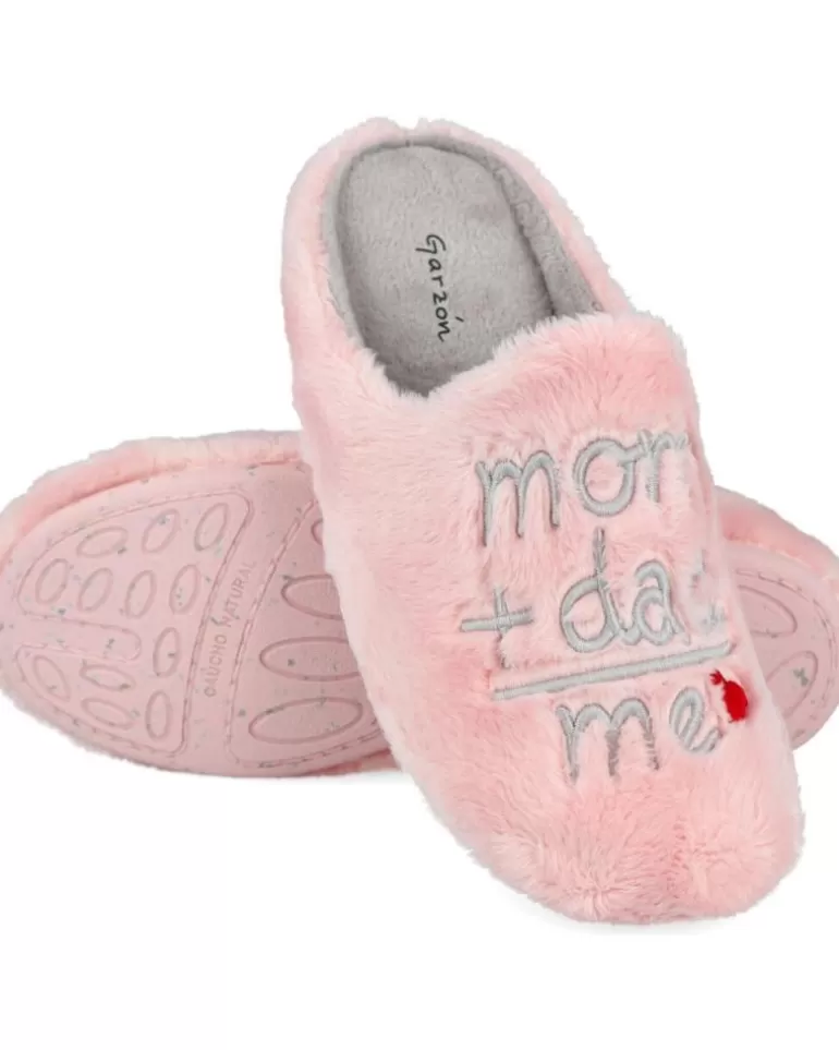 GARZON Calzado De Casa De Niña N4756-275 Zapatillas De Casa Nin Rosa New