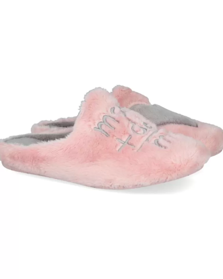 GARZON Calzado De Casa De Niña N4756-275 Zapatillas De Casa Nin Rosa New