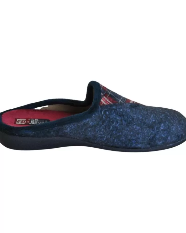 GEMA COMFORT Calzado De Casa De Hombre Gema Confort - Zapatillas Para El Hogar Plantillas Extraib Marino Best