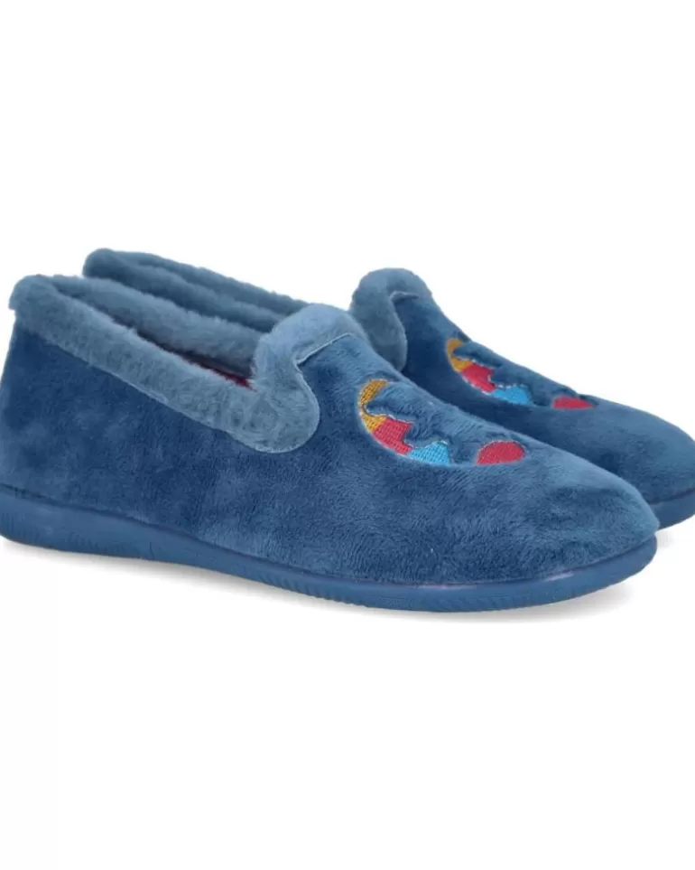 L&R SHOES Calzado De Casa L&R Shoes De Mujer Lr Shoes 10 Zapatillas De Casa Mujer Azulon Shop