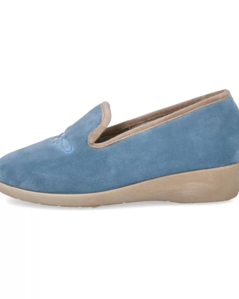 L&R SHOES Calzado De Casa L&R Shoes De Mujer Lr Shoes 8803428 Zapatillas De Casa Mu Azulon Clearance