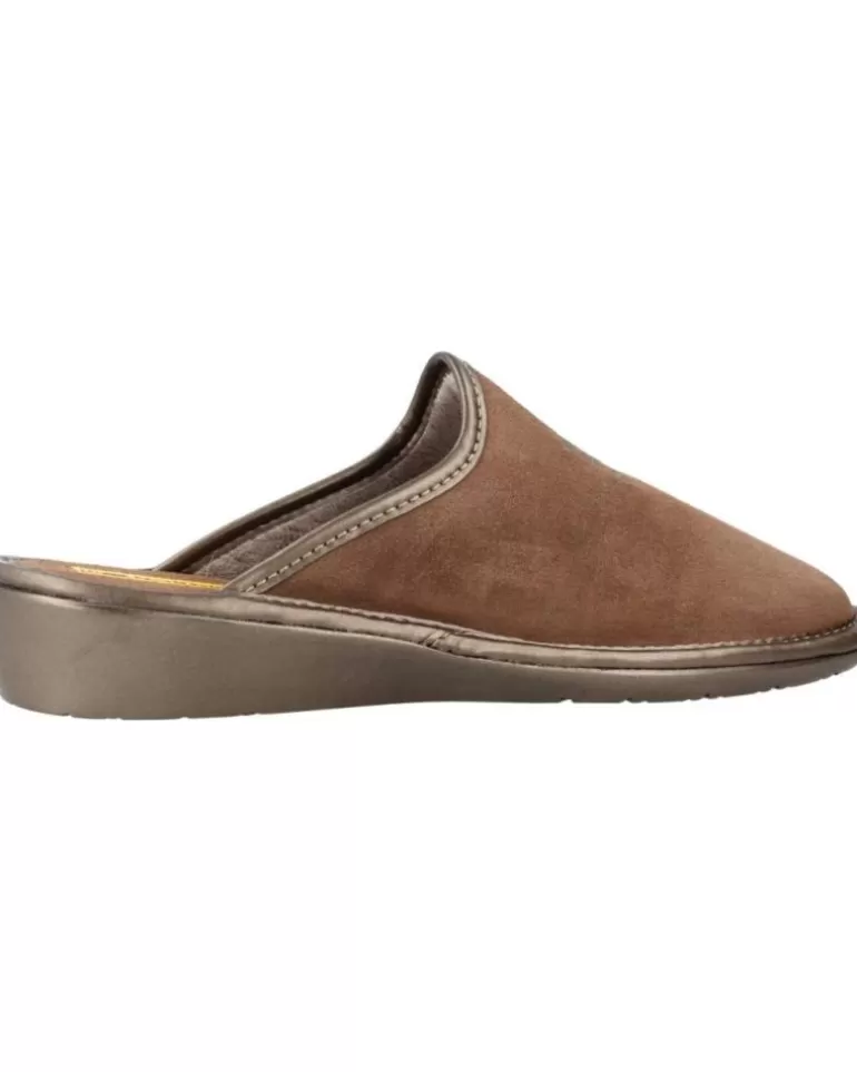 NORDIKAS Calzado De Casa De Mujer Top Line Marron Store