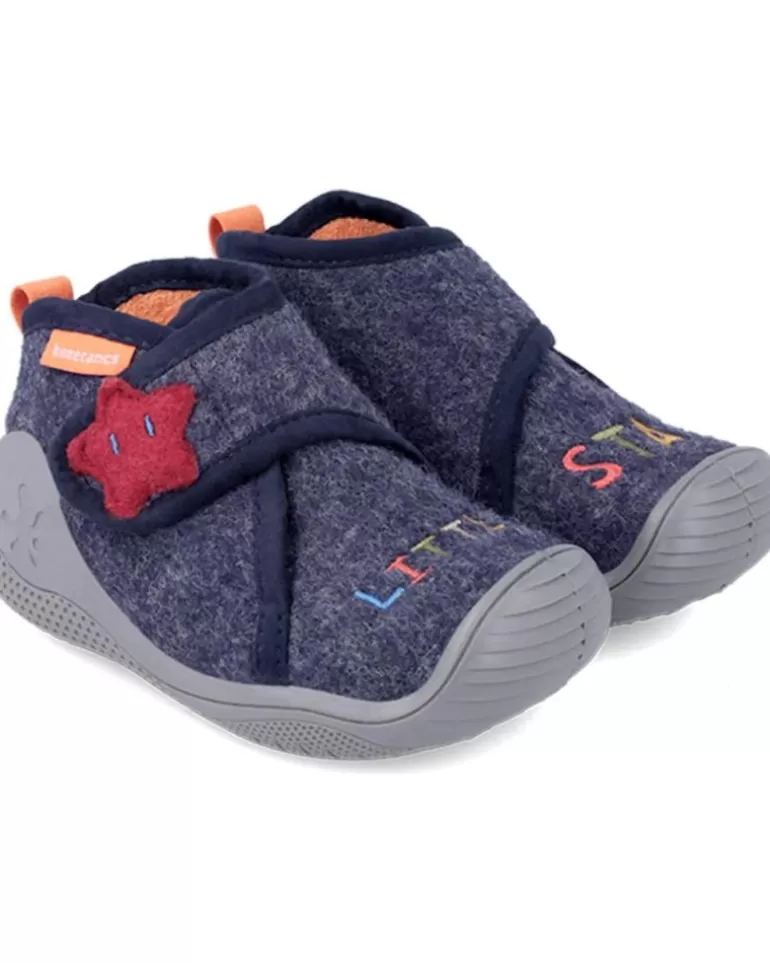 OTRAS MARCAS Calzado De Casa De Niño Zapatilla Andar Por Casa Azul Marino Fieltro Best Sale