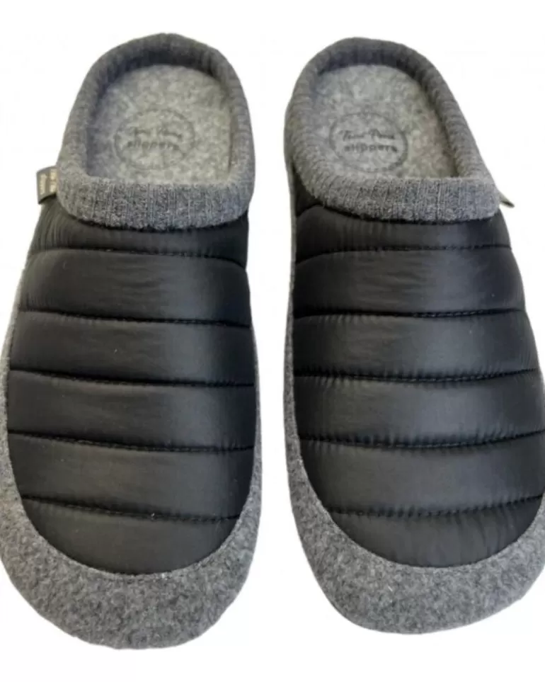 TONI PONS Calzado De Casa De Hombre Zapatillas Nix-Tk Para Hombre En Fieltro Negro Discount