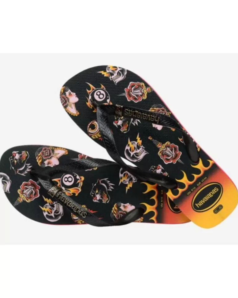 HAVAIANAS Chanclas De Hombre Y Niño Esclava 4349 Ruby Red-Black Cheap